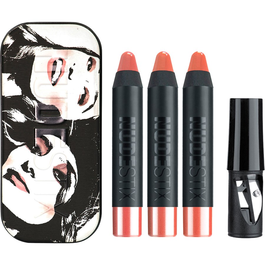 Nudestix Schminkset Set Nudestix: Gel Color, Cruelty Free, High Shine, Lip & Cheek Balm 2-In-1, Ally, 2.8 g + Gel Color, Crue