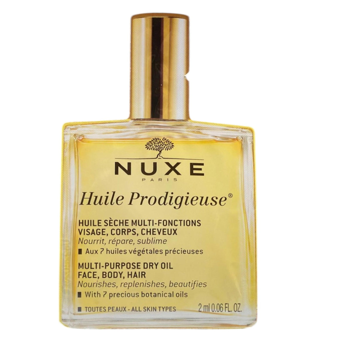 Setzen, Nuxe, Huile Prodigieuse Multi-Purpose, Nährend, Körperöl, Für Körper, Gesicht & Haar, 12 stk, 2 ml *Muster