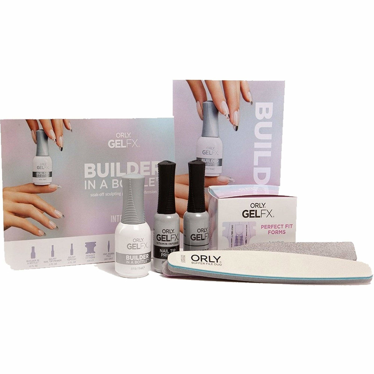 Setzen, Orly, Gelfx Builder In A Bottle Kit, Semi-permanenter Nagellack, 8 stk g
