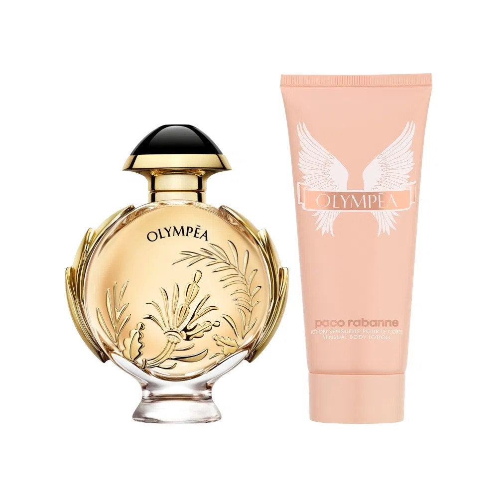 Paco Rabanne Parfümset Set Paco Rabanne: Olympea Solar, Eau De Parfum, For Women, 80 ml + Olympea Solar, Hydrating, Body Loti