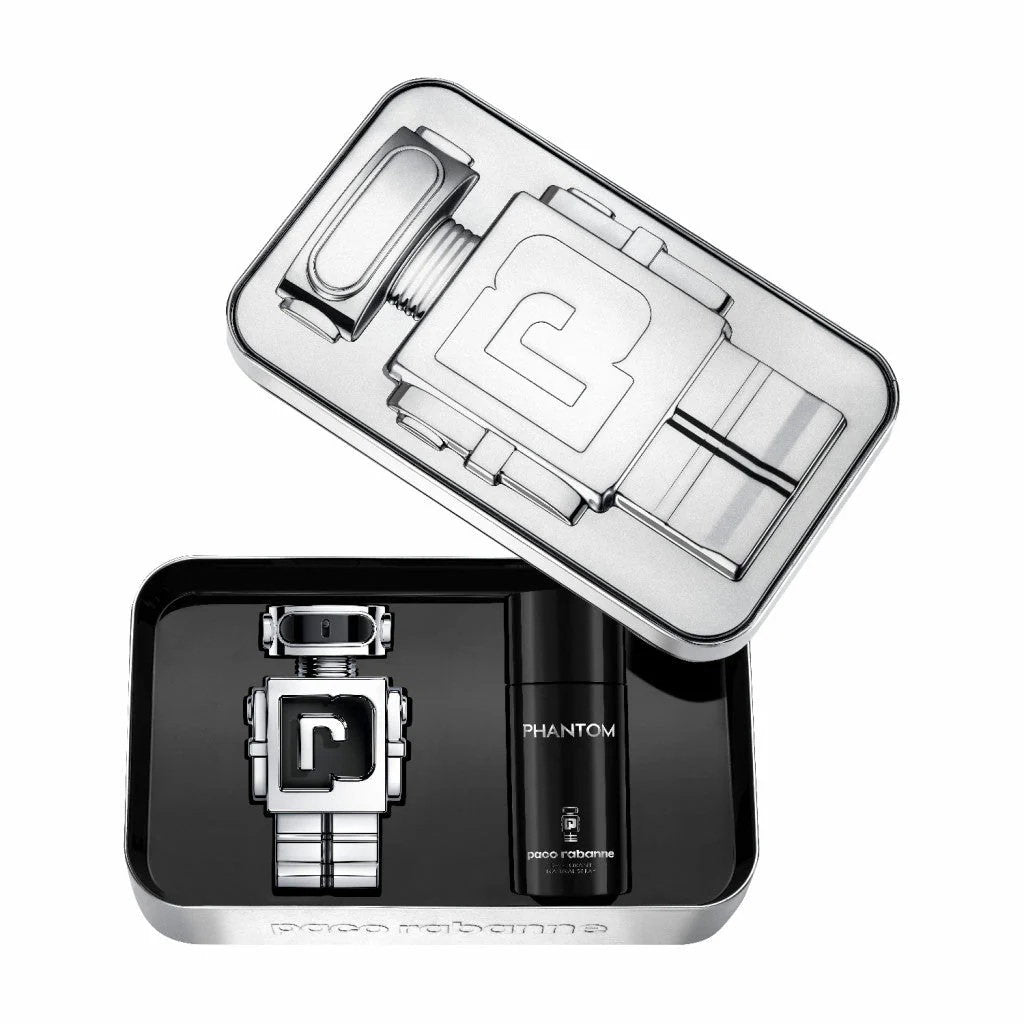 Paco Rabanne Phantom Geschenkset mit Eau de Toilette 100 ml und Deodorant Spray 150 ml