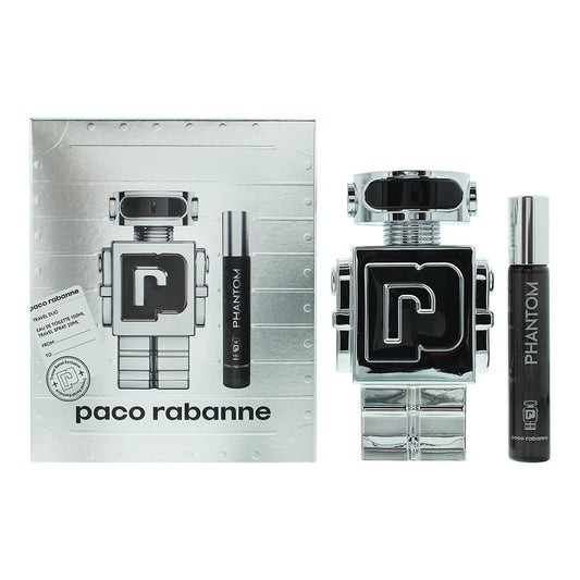 Paco Rabanne Parfümset Set Paco Rabanne: Phantom, Eau De Toilette, For Men, 100 ml + Phantom, Eau De Toilette, For Men, 20 ml