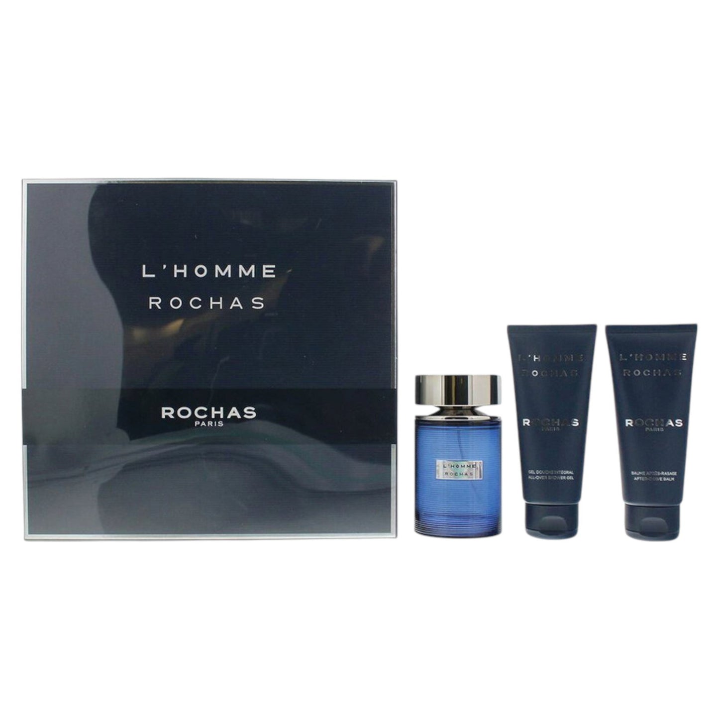 Rochas Set L'Homme: Eau de Toilette 100 ml + Shower Gel 100 ml + After-Shave Balm 100 ml