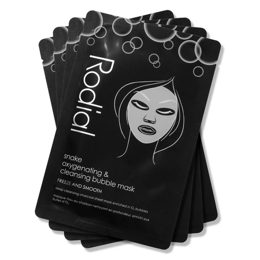 Rodial Setzen, Rodial, Snake, Reinigung, Gesichtsmaske, Für das Gesicht, 4 stk, 22 g Regular