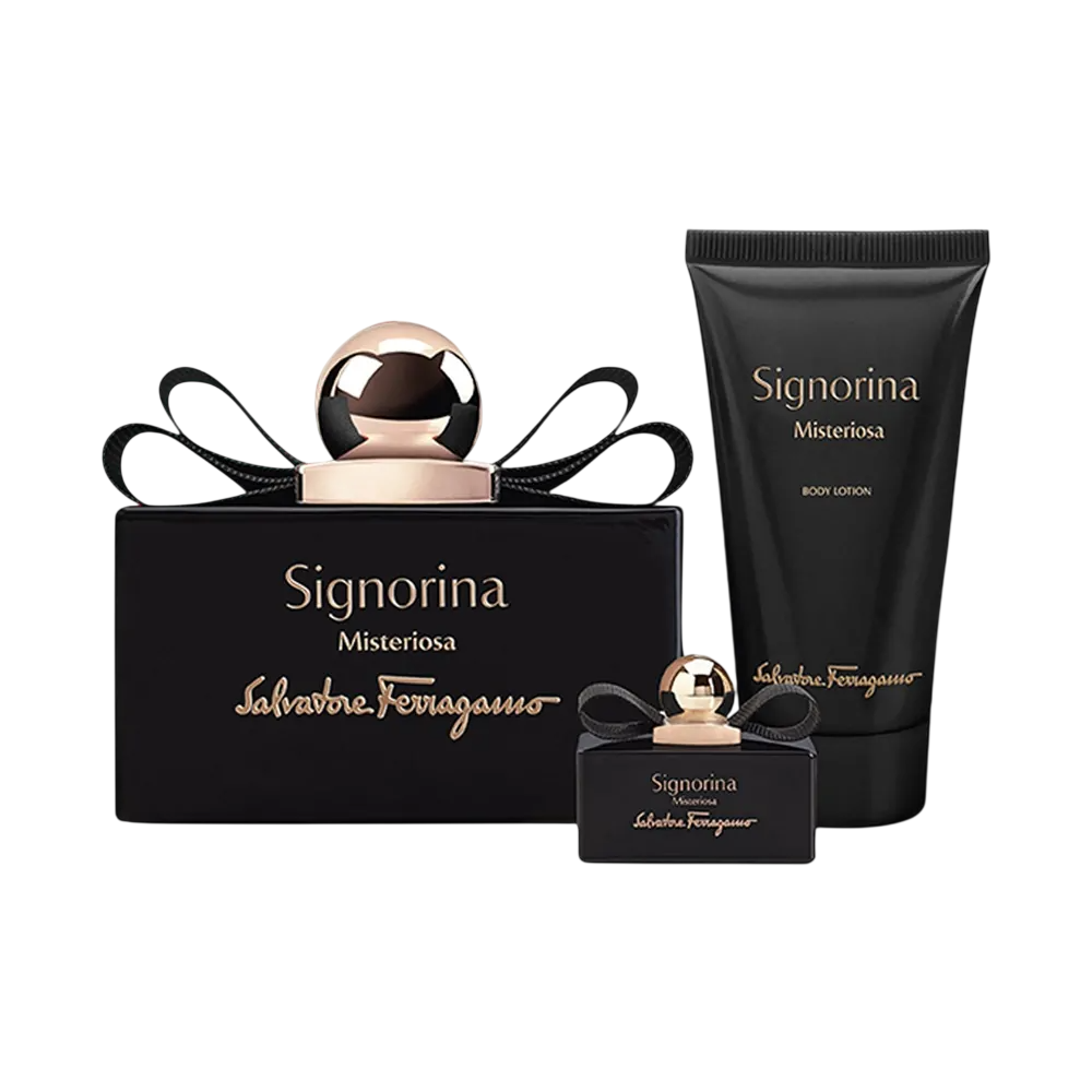 Salvatore Ferragamo Signorina Misteriosa Geschenkset mit Eau de Parfum und Body Lotion