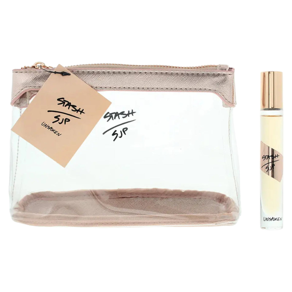 Set Sarah Jessica Parker: Stash SJP Unspoken Tote Bags + Stash SJP Unspoken, Eau De Parfum, For Women, 10 ml *Miniature