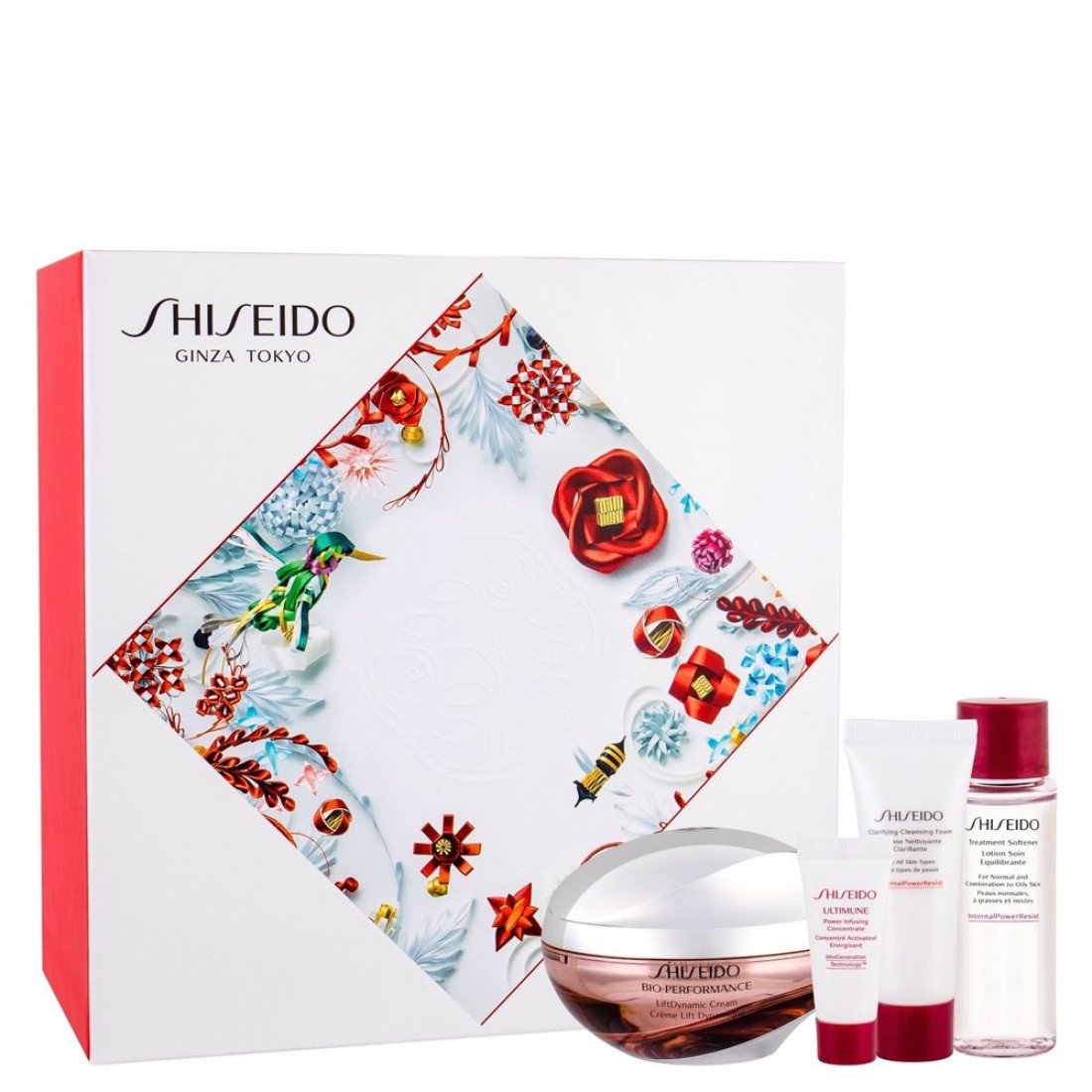 Shiseido Hautpflegeset Ginza Tokyo Set Shiseido: Bio-Performance - Liftdynamic, Lifting, Cream, For Face, 50 ml + Benefiance,