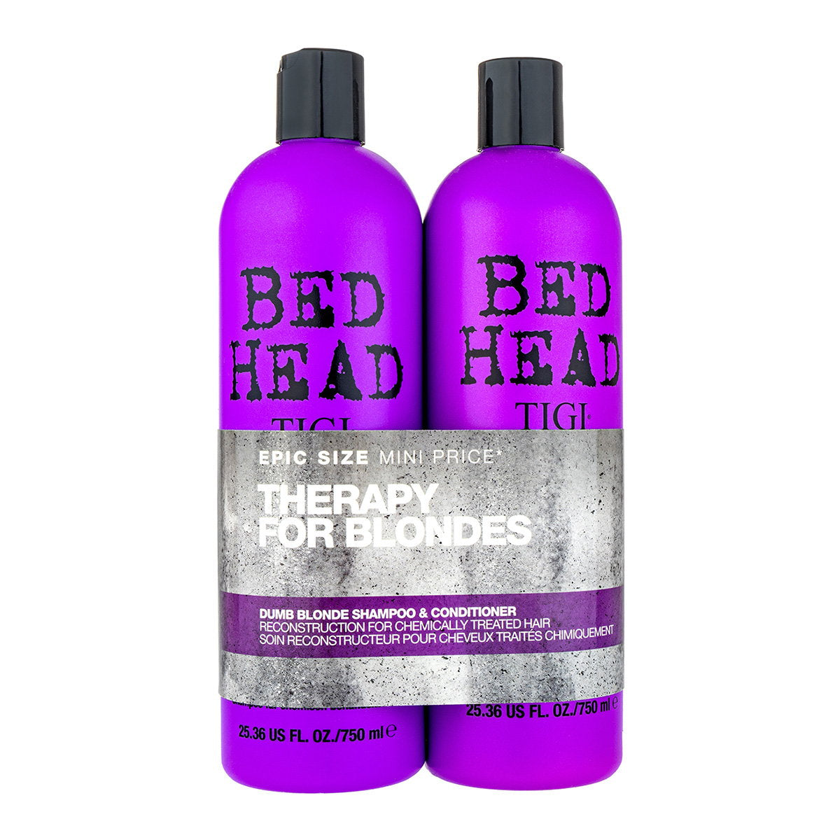 Tigi Bed Head Dumb Blonde Shampoo und Conditioner Set je 750 ml