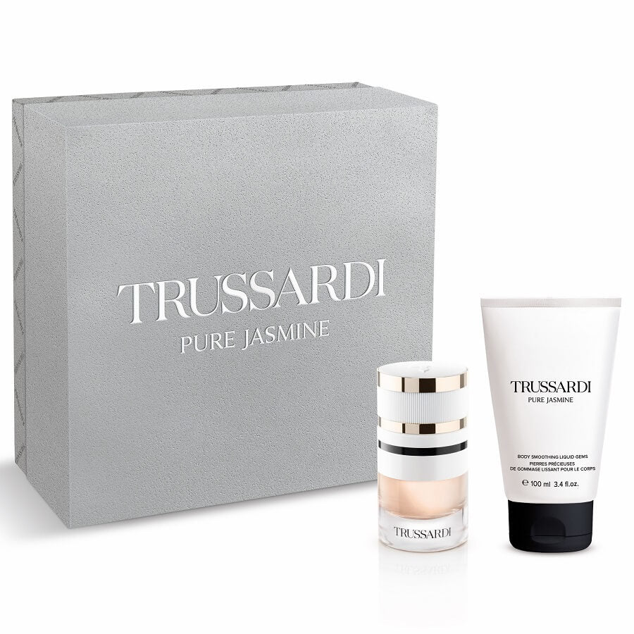 Set Trussardi: Pure Jasmine, Eau De Parfum, For Women, 60 ml + Pure Jasmine, Hydrating, Daily, Body Lotion, 100 ml