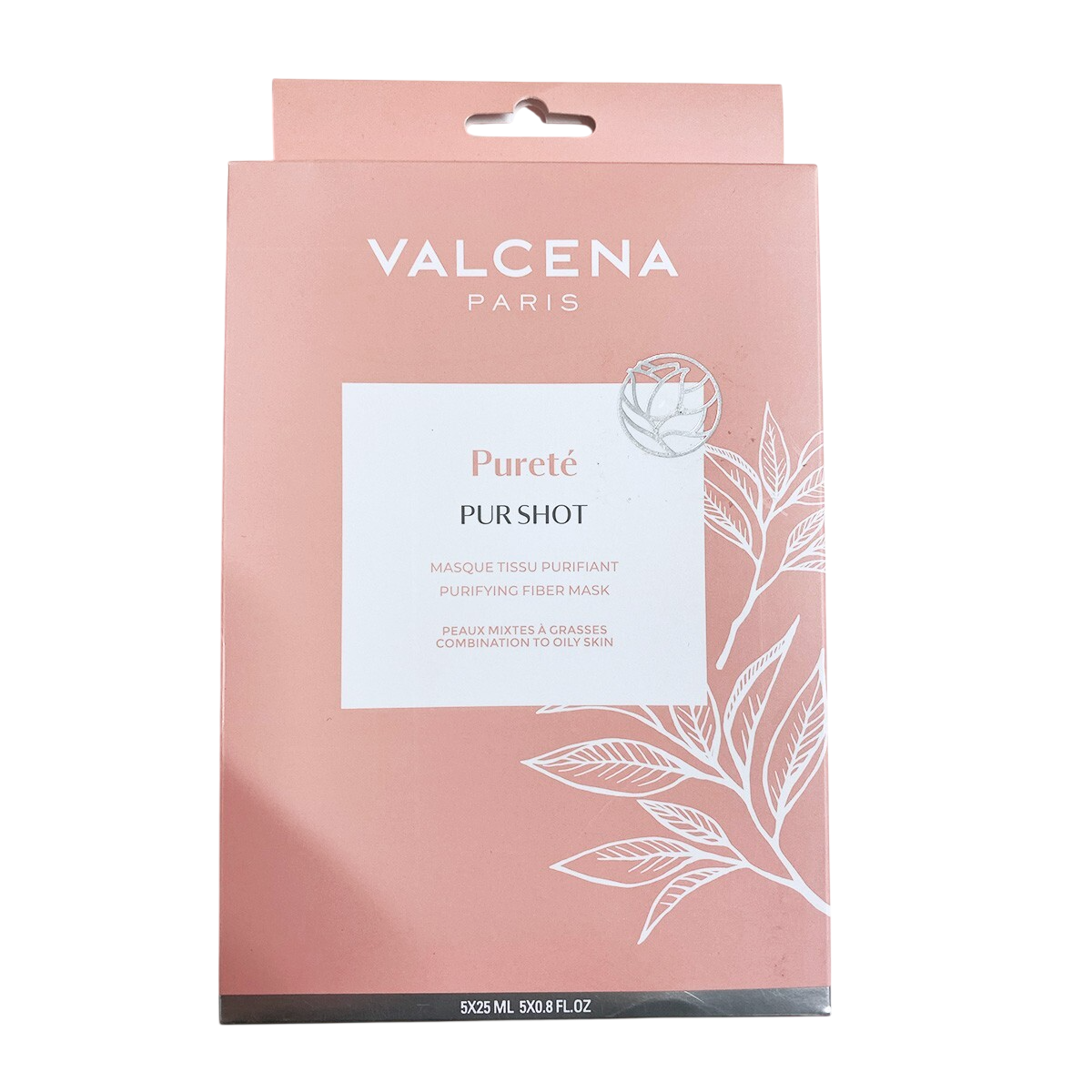 Setzen, Valcena, Pur Shot, Reinigung, Gesichtsmaske, Für das Gesicht, 5 stk, 25 ml