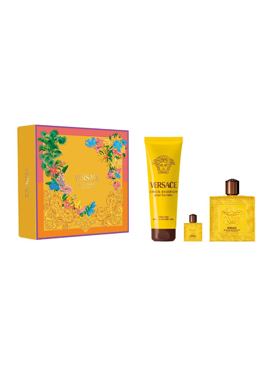 Versace Eros Energy Geschenkset für Herren mit Eau de Parfum und Shower Gel