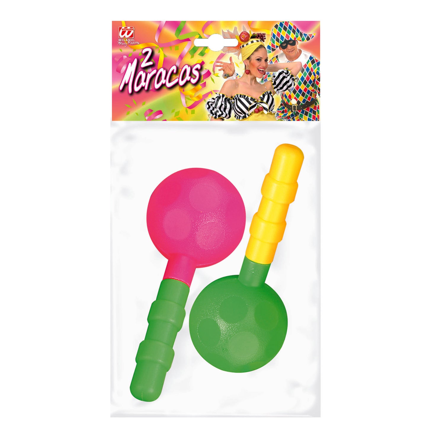 "Set von 2 MARACAS" Farbsortiert – Detailansicht