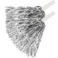 "SET VON 2 SILBERNEN POMPONS" – Vorderansicht