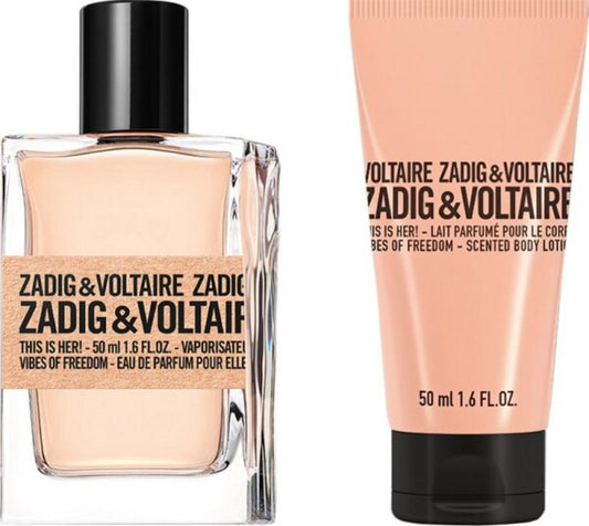 Zadig & Voltaire Parfümset Set Zadig & Voltaire: This Is Her! Vibes Of Freedom, Eau De Parfum, For Women, 50 ml + This Is Her
