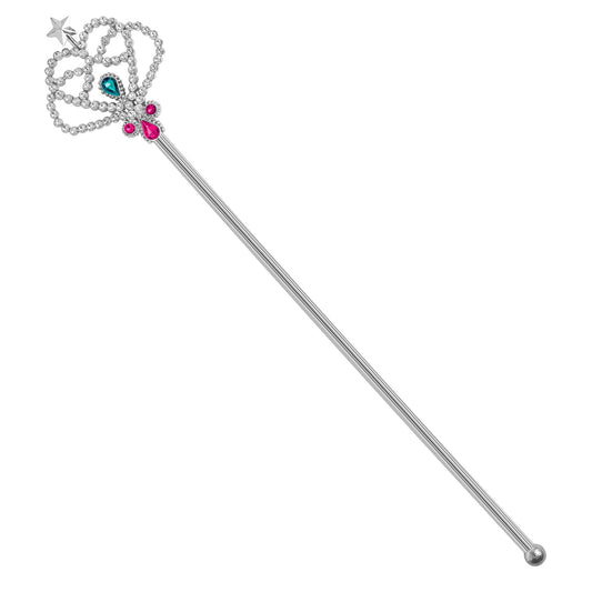 "SILBER ZAUBERSTAB" 38,5 cm – Vorderansicht