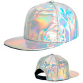 "SILBERNE HOLOGRAFISCHE BASECAP" – Vorderansicht