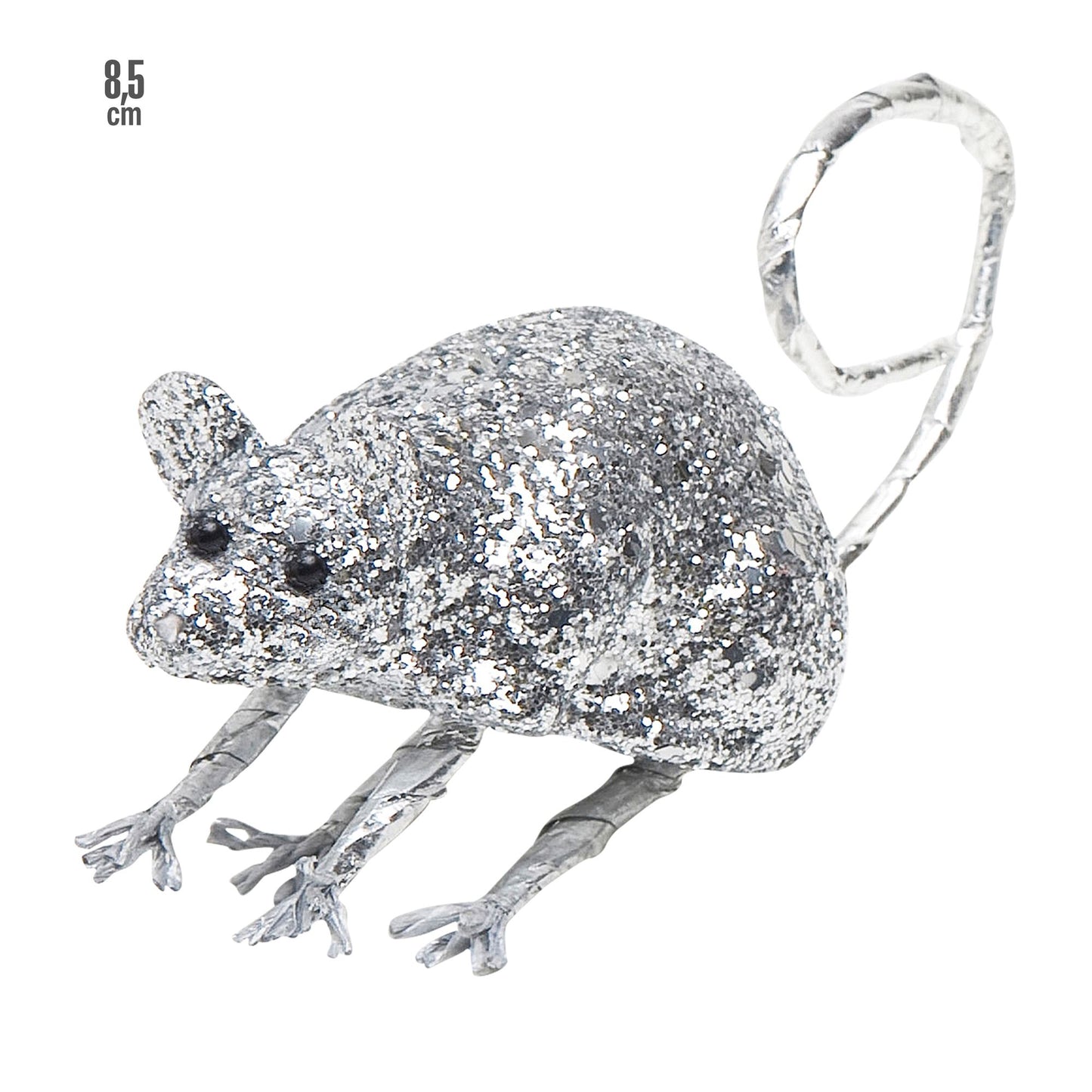 "SILBERNE MAUS" 8,5 cm – Vorderansicht