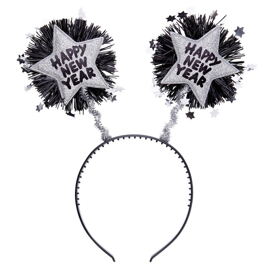 "SILBERNER HAARREIF HAPPY NEW YEAR" – Vorderansicht