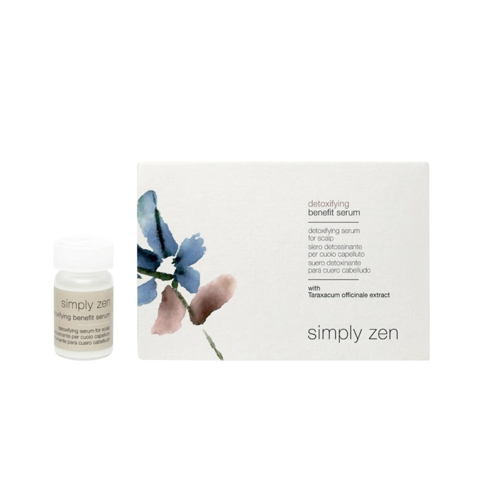 Simply Zen Setzen, Simply Zen, Detoxifying, Leave-in Kopfhautbehandlungsserum, Zur Entgiftung, 12 stk, 5 ml Regular