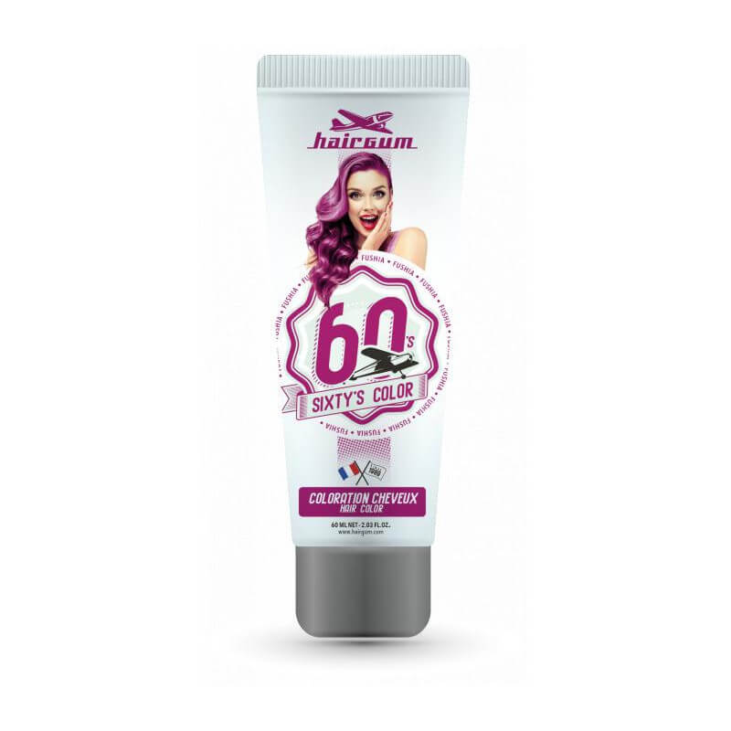 Hairgum Sixty's Color Fuchsia Haarfarbe 60 ml