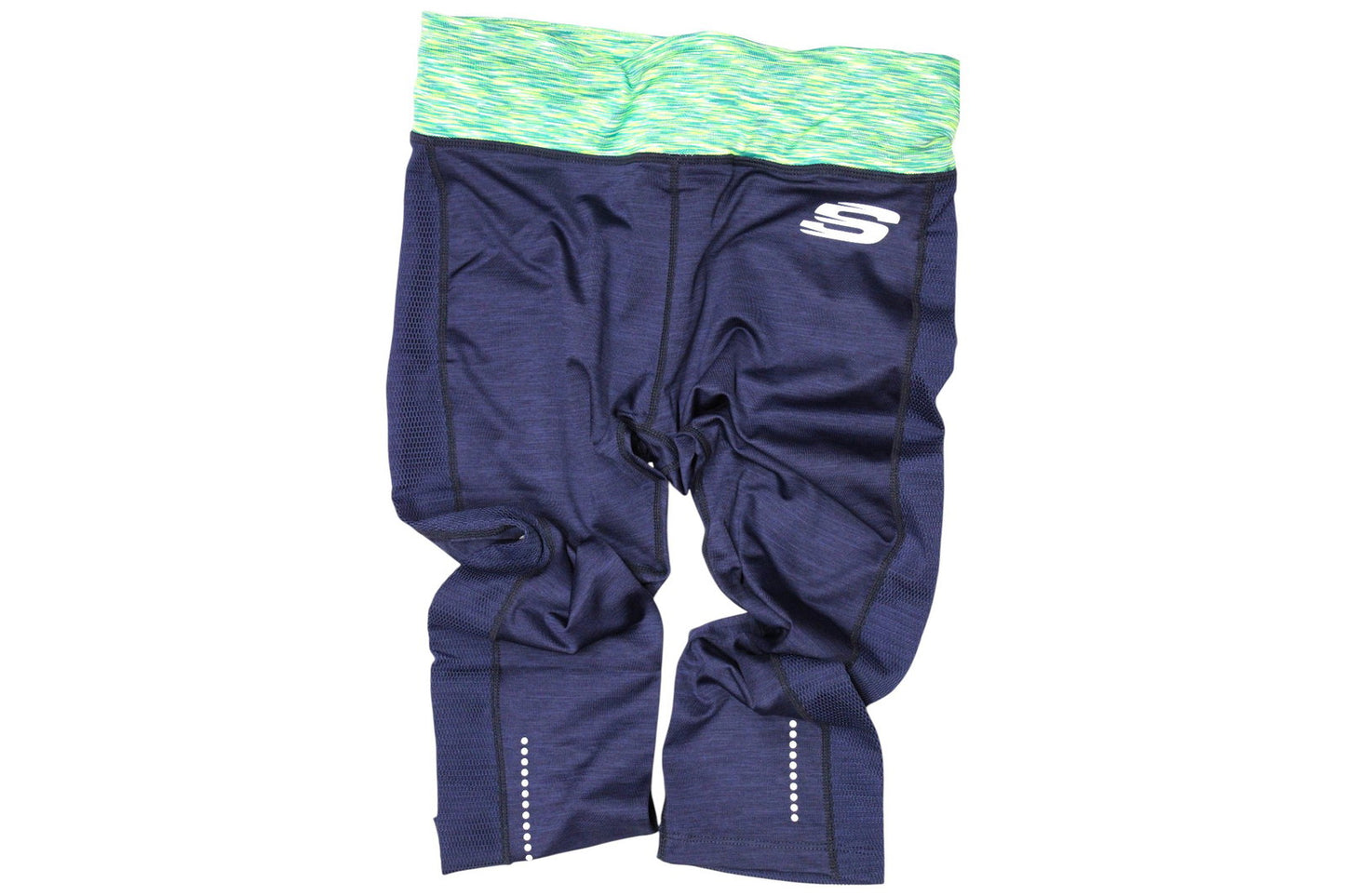 Skechers, GoWalk, Sportliche synthetische Leggings für Frauen, Dunkelblau, Größe 12