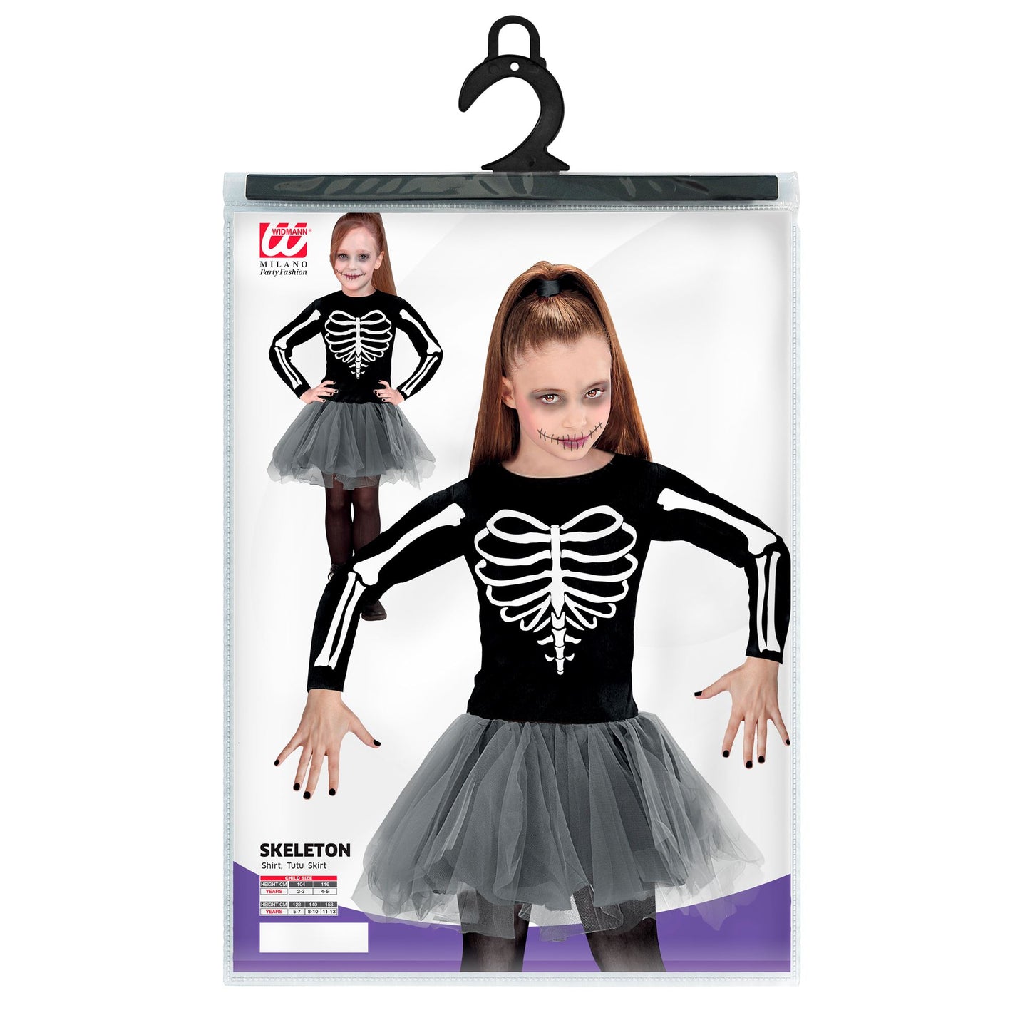 "SKELETON TÄNZERIN" (Kleid mit Tutu) – Ansicht 4