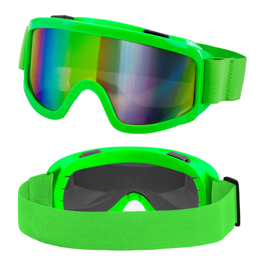 "SKIBRILLE APRÈS-SKI / FESTIVAL NEON GRÜN" – Vorderansicht