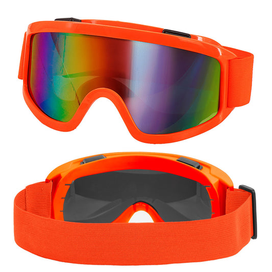 "SKIBRILLE APRÈS-SKI / FESTIVAL NEON ORANGE" – Vorderansicht