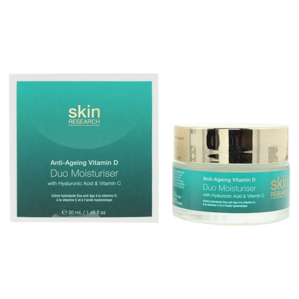 Skin Research, Intelligent Youth Peptide, Vitamin D, Anti-Aging, Sahne, Für das Gesicht, 50 ml