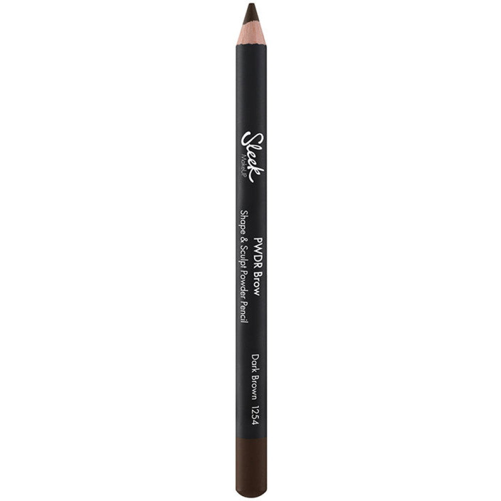 Sleek MakeUP, Pwdr, Mischen, Augenbrauencreme-Stift, 1254, Dunkelbraun, 1.29 g