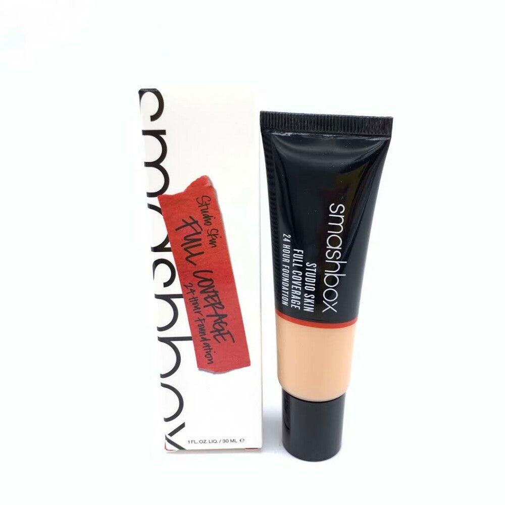 Smashbox Smashbox, Studio Skin, Hohe Deckung, Flüssige Grundierung, 2,4, Hell-Mittel Unterton warm und pfirsichfarben, 30 ml