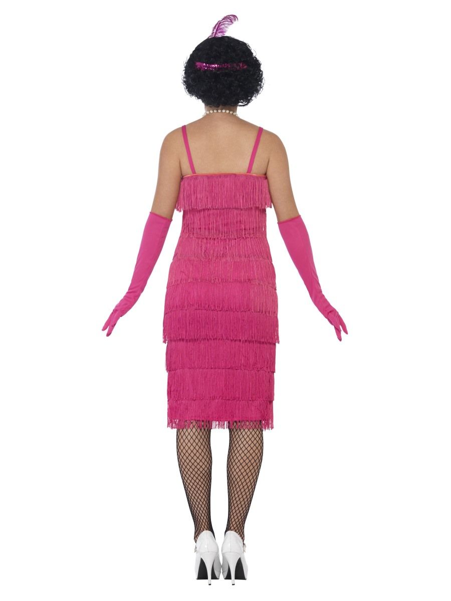 Smiffys Pinkes 1920er Flapper Kleid – Carla Fransenkleid Damen - Fasnacht24.ch
