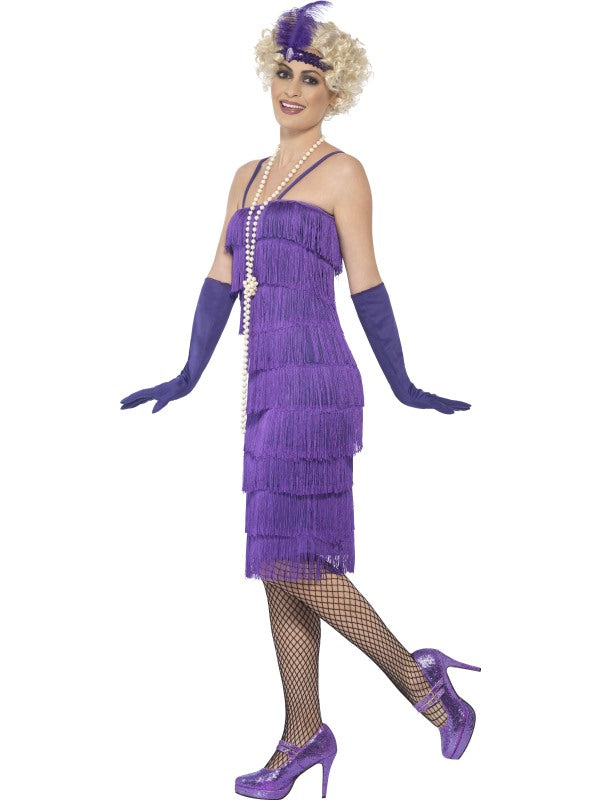 Smiffys 1920er Jahre Flapper Kleid – Violet Carla Kostüm Damen - Fasnacht24.ch