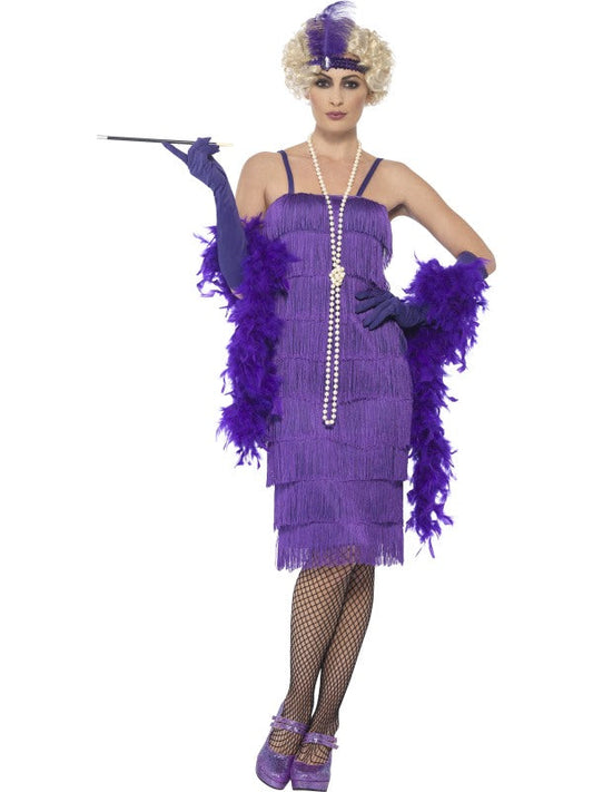 Smiffys 1920er Jahre Flapper Kleid – Violet Carla Kostüm Damen - Fasnacht24.ch – Produktansicht