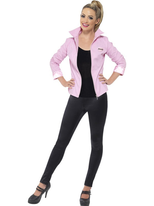 Smiffys 50er Jahre Pink Ladies Deluxe Jacke Pink Polyester Damenjacke – Produktansicht