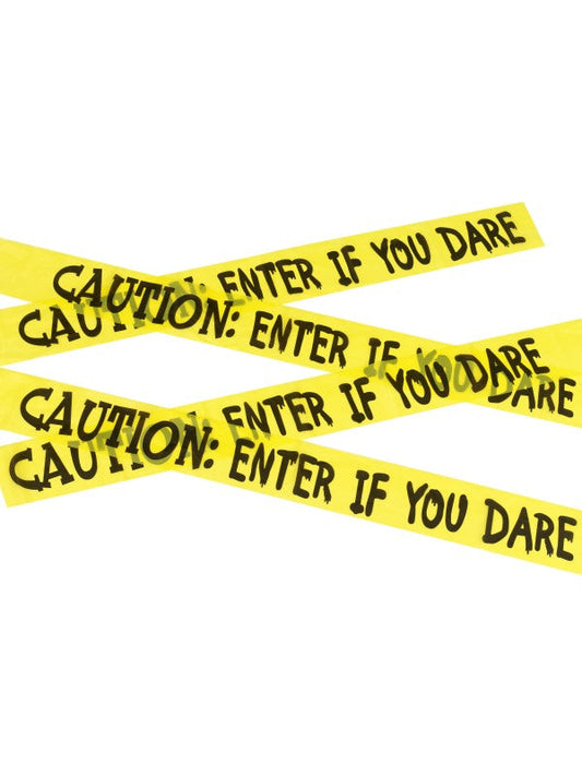 Smiffys Caution Absperrband Enter If You Dare 6m Wetterfest für Halloween - Fasnacht24.ch