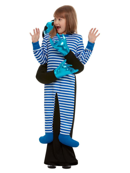 Smiffys Alien Kinder Rucksack – Verstellbare Träger, Polyester - Fasnacht24.ch