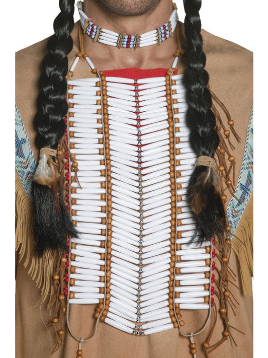 Smiffys Indian Brustschmuck – Authentische Deluxe Halskette - Fasnacht24.ch