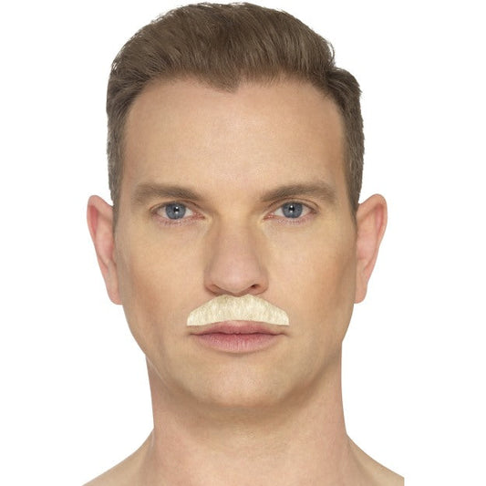 Smiffys Blond Chevron Handgeknoteter Kostüm-Schnurrbart – Realistisch - Fasnacht24.ch