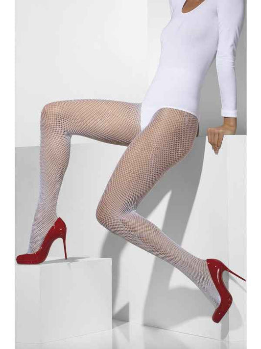 Fishnet Strümpfe Weiss – Smiffys Netzstrumpfhose Für Herren - Fasnacht24.ch – Produktansicht