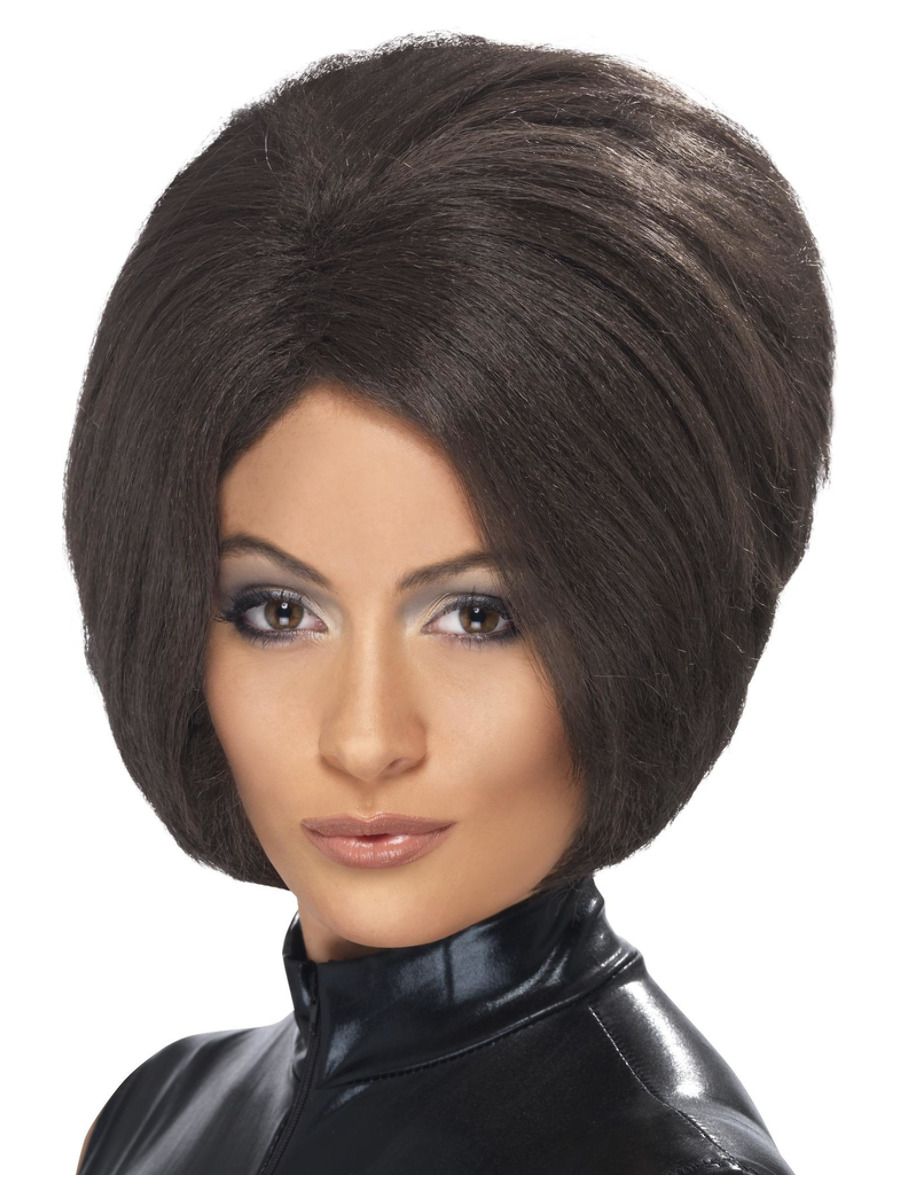 Smiffys Posh Spice Schwarze Bob Perücke – Damen Kostümwig - Fasnacht24.ch