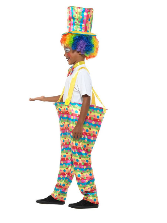 Smiffys Jungen Bunter Clown Kostüm – Hose, Fliege & Hut - Fasnacht24.ch
