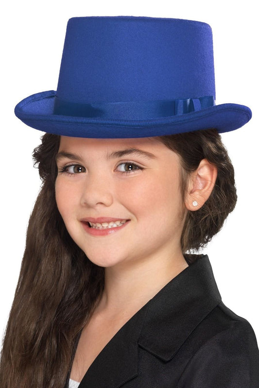 Smiffys Klassischer Blauer Zylinderhut – Kinder 6-12 Jahre - Fasnacht24.ch