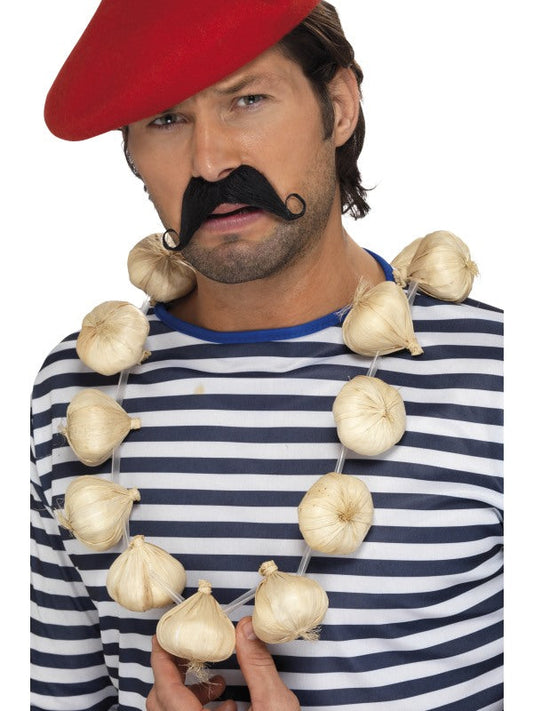 Smiffys Knoblauch Halskette – 14 Kunststoffzehen, 48cm Kette - Fasnacht24.ch – Produktansicht