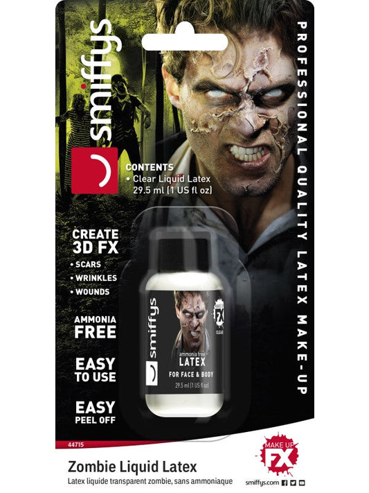 Smiffys Flüssiglatex Makeup – Ammoniakfrei, 29,5 ml Spezialeffekt - Fasnacht24.ch – Produktansicht