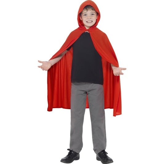 Smiffys Rotes Kapuzenumhang Für Kinder – Polyester Kostümzubehör - Fasnacht24.ch