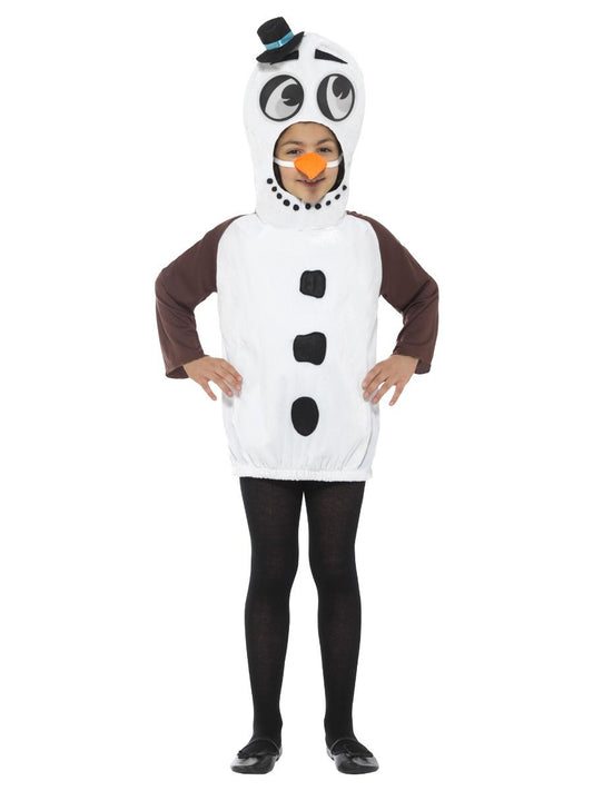 Smiffys Schneemann Kostüm Kinder – Fleece Tunika Mit Karottennase - Fasnacht24.ch