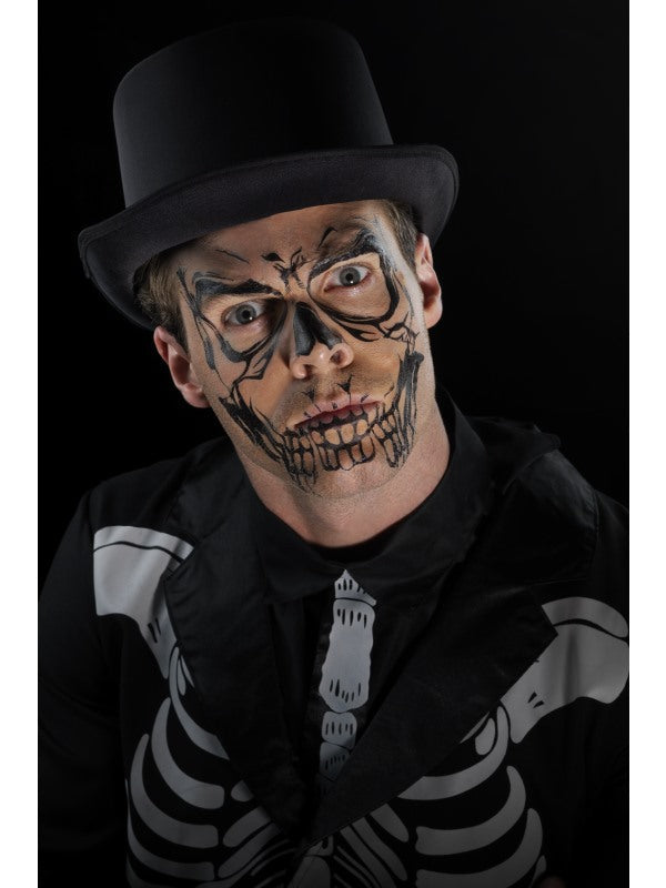 Schminkset Smiffys – Schädel Tattoo Transfer FX Makeup Für Halloween - Fasnacht24.ch