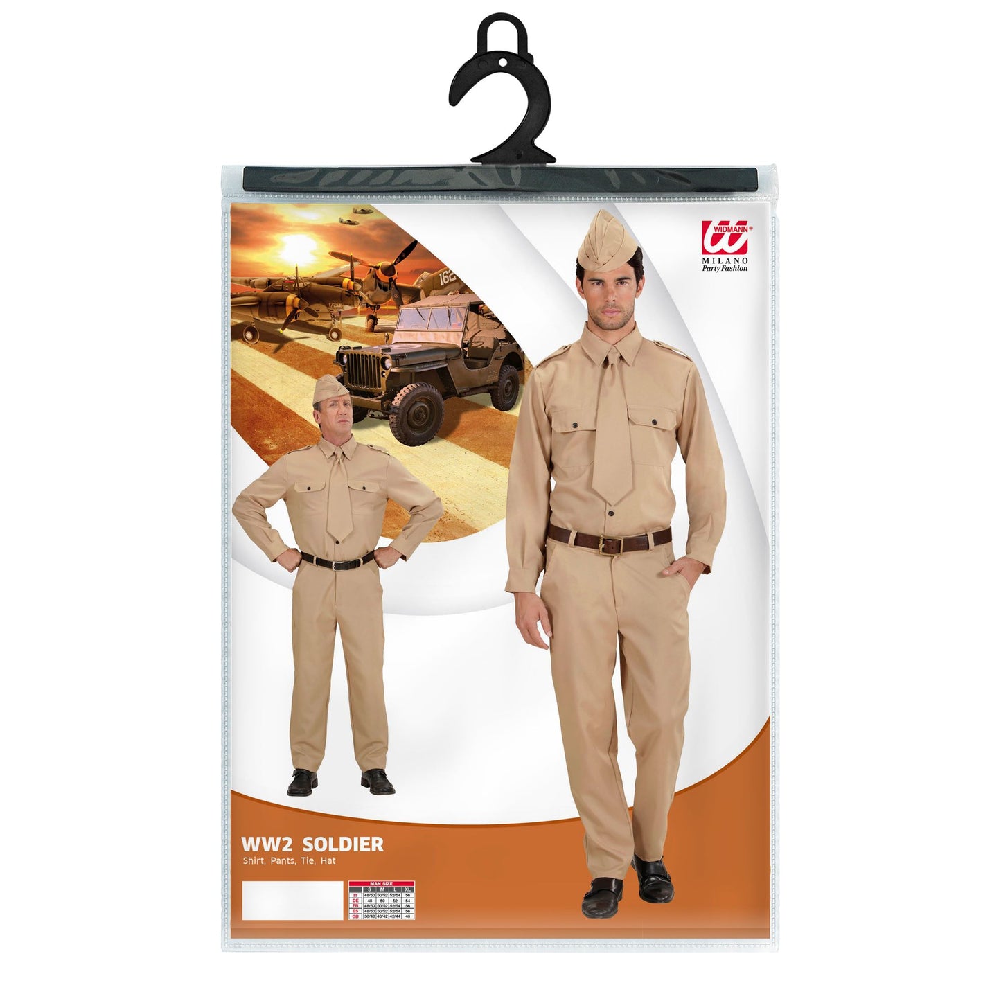 "SOLDAT WW2" (Hemd, Hose, Krawatte, Hut) – Ansicht 3