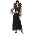 "SPIDERLADY" (Kleid, Gürtel mit großem Kragen) – Vorderansicht